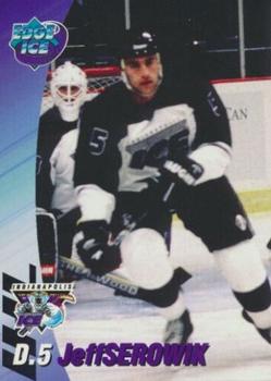 1995-96 Edge Ice Indianapolis Ice (IHL) #NNO Jeff Serowik Front