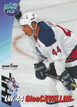 1995-96 Edge Ice Milwaukee Admirals (IHL) #NNO Gino Cavallini Front