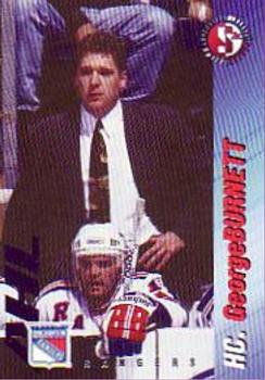 1995-96 SplitSecond Binghamton Rangers (AHL) #NNO George Burnett Front