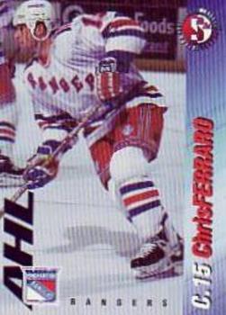 1995-96 SplitSecond Binghamton Rangers (AHL) #NNO Chris Ferraro Front