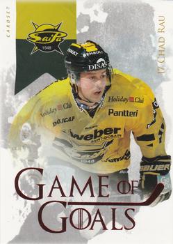 2016-17 Cardset Finland - A Game of Goals #GOG11 Chad Rau Front
