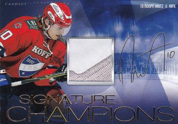 2016-17 Cardset Finland - Signature Champions Exchange #SC1 Roope Hintz Front