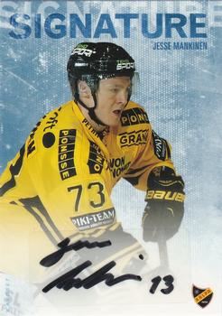 2016-17 Cardset Finland - Signature #NNO Jesse Mankinen Front