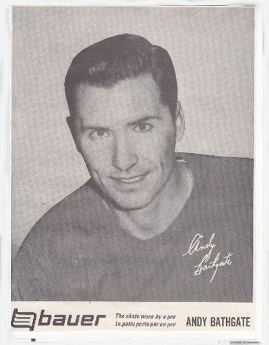1968-69 Bauer Skates #NNO Andy Bathgate Front