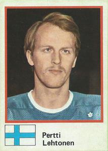 1982 Semic Hockey VM/Jaakiekon MM (Swedish/Finnish) Stickers #30 Pertti Lehtonen Front