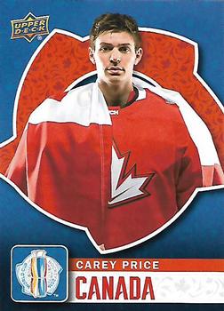 2016 Upper Deck World Cup of Hockey #WCH-2 Carey Price Front