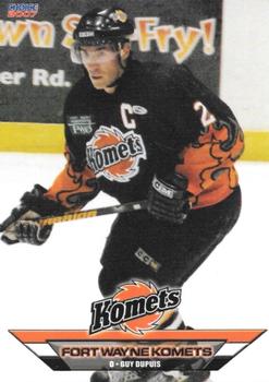 2006-07 Choice Fort Wayne Komets (UHL) #3 Guy Dupuis Front