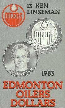 1983 Edmonton Oilers Dollars #H17 Ken Linseman Front