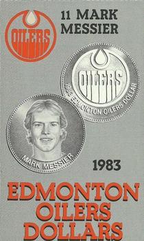 1983 Edmonton Oilers Dollars #H20 Mark Messier Front