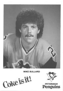 1983-84 Coca-Cola Pittsburgh Penguins #NNO Mike Bullard Front