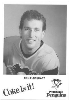 1983-84 Coca-Cola Pittsburgh Penguins #NNO Ron Flockhart Front