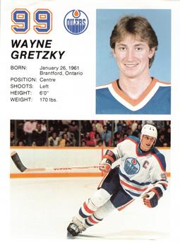 1984-85 Edmonton Oilers #NNO Wayne Gretzky Front