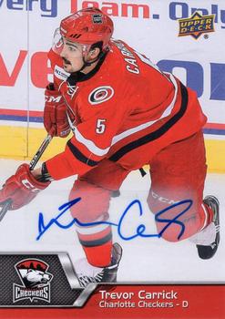 2014-15 Upper Deck AHL - Autographs #39 Trevor Carrick Front