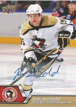 2014-15 Upper Deck AHL - Autographs #117 Josh Archibald Front
