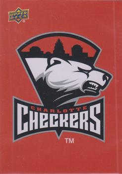2014-15 Upper Deck AHL - Logo Stickers #35 Charlotte Checkers Front