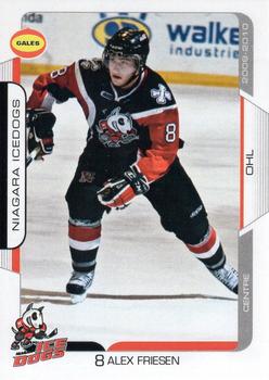 2009-10 Extreme Niagara Ice Dogs (OHL) #5 Alex Friesen Front