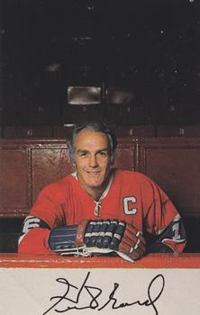 1974-75 Montreal Canadiens Postcards #NNO Henri Richard Front