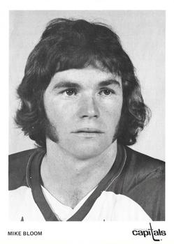 1974-75 Washington Capitals White Borders #NNO Mike Bloom Front