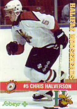 1995-96 Halifax Mooseheads (QMJHL) #7 Chris Halverson Front