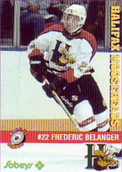 1995-96 Halifax Mooseheads (QMJHL) #9 Frederic Belanger Front