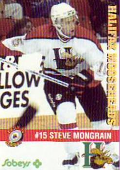 1995-96 Halifax Mooseheads (QMJHL) #13 Steve Mongrain Front