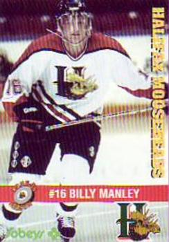 1995-96 Halifax Mooseheads (QMJHL) #19 Billy Manley Front