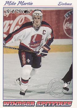 1995-96 Slapshot OHL - Promos #NNO Mike Martin Front