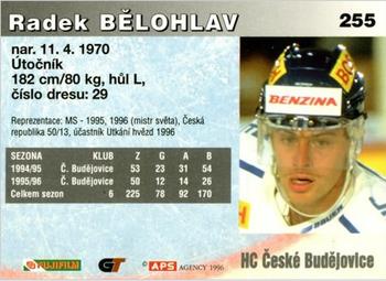 1996-97 APS Extraliga (Czech) #255 Radek Belohlav Back