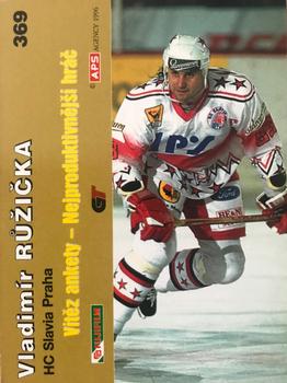 1996-97 APS Extraliga (Czech) #369 Vladimir Ruzicka Back
