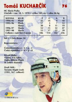 1998-99 DS Extraliga #76 Tomas Kucharcik Back