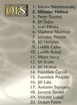1998-99 OFS - Legends #2 Miroslav Horava Back