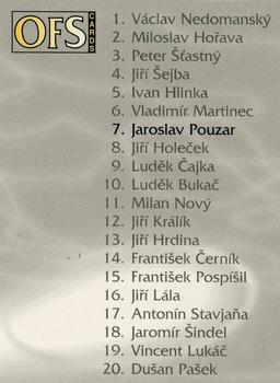 1998-99 OFS - Legends #7 Jaroslav Pouzar Back