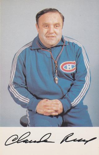 1976-77 Montreal Canadiens Postcards #NNO Claude Ruel Front