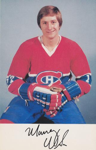 1976-77 Montreal Canadiens Postcards #NNO Murray Wilson Front