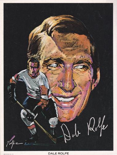 1970-71 Marathon Detroit Red Wings Pro Star Portraits #NNO Dale Rolfe Front