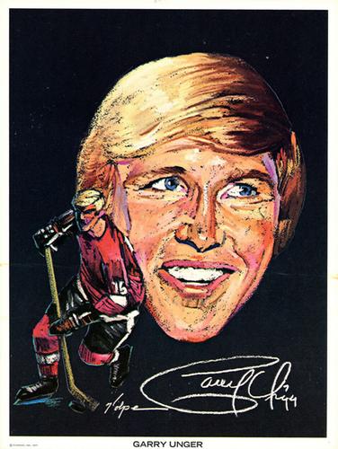 1970-71 Marathon Detroit Red Wings Pro Star Portraits #NNO Garry Unger Front