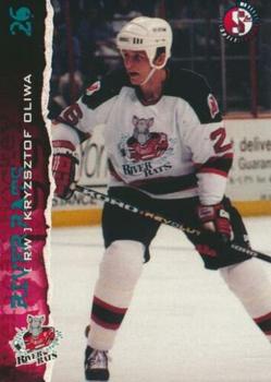 1996-97 SplitSecond Albany River Rats (AHL) #NNO Krzysztof Oliwa Front