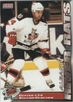 1999-00 SplitSecond Albany River Rats (AHL) #22 Sylvain Cloutier Front