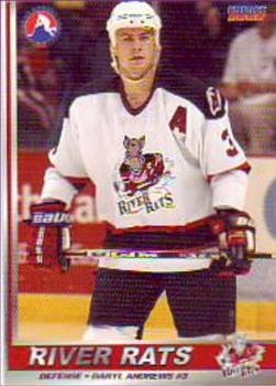2001-02 Choice Albany River Rats (AHL) #5 Daryl Andrews Front