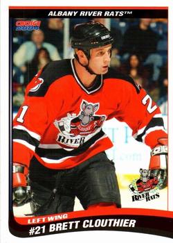 2003-04 Choice Albany River Rats (AHL) #7 Brett Clouthier Front