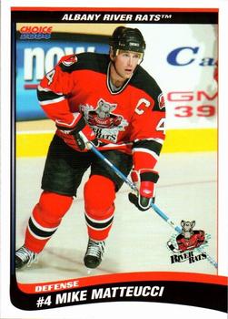 2003-04 Choice Albany River Rats (AHL) #19 Mike Matteucci Front