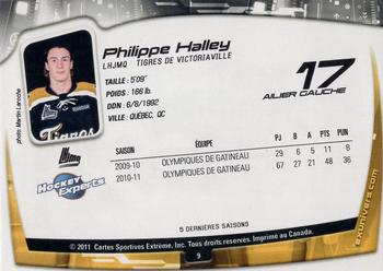 2011-12 Extreme Victoriaville Tigres (QMJHL) #9 Philippe Halley Back