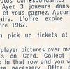 1967-68 IGA Montreal Canadiens Series 1 #NNO Gilles Tremblay Back