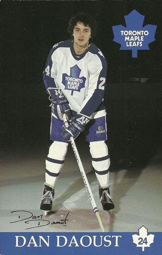 1982-83 Toronto Maple Leafs Postcards #NNO Dan Daoust Front