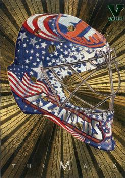 2015-16 In The Game Final Vault - 2001-02 Between The Pipes -The Mask Gold  (Green Vault Stamp) #NNO Rick DiPietro Front