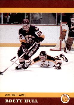 1990-91 Minnesota-Duluth Bulldogs (NCAA) Brett Hull Collection #9 Brett Hull Front