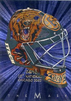 2001-02 Be a Player Between the Pipes - The Mask  23rd Chicago National 2002 #10 Byron Dafoe Front