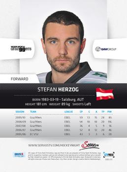 2010-11 Erste Bank Eishockey Liga #13 Stefan Herzog Back