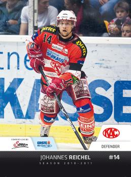 2010-11 Erste Bank Eishockey Liga #45 Johannes Reichel Front