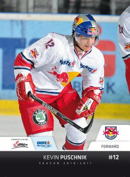 2010-11 Erste Bank Eishockey Liga #120 Kevin Puschnik Front